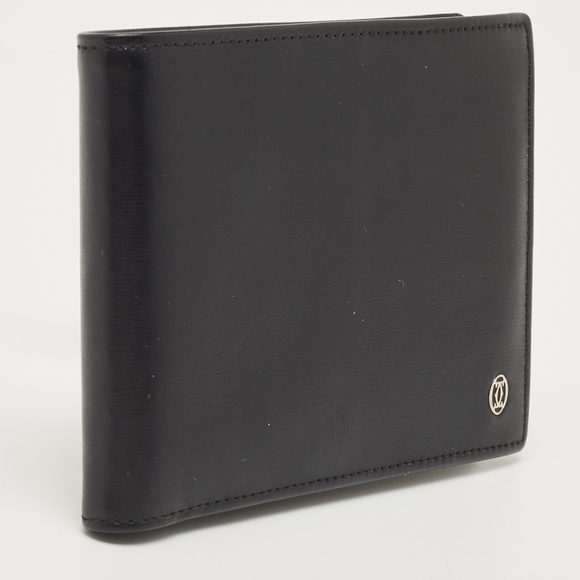 CARTIER Black Leather Must De Bifold Wallet - Picture 5 of 8